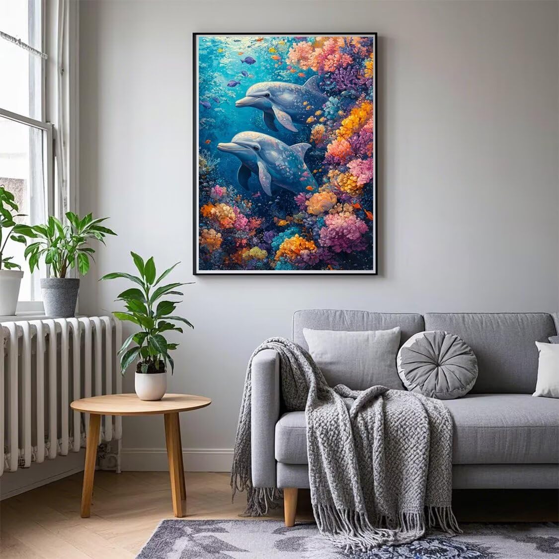 Strand Diamond Painting Groß XXL 100x130cm für Bastelset Kinder ab 6 Jahre, 5D Diamond Painting Blume Neuheiten, DIY Diamant Mosaik Bastelset Erwachsene, Daiments Malerei Stickerei Festival Deko S-773