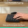Combo Logitech MK250 de teclado y mouse inalámbrico Bluetooth - Grafito | Conexión solo Bluetooth, teclado compacto con teclado numérico, mouse pequeño ambidiestro M196 con 3 botones no personalizables 7