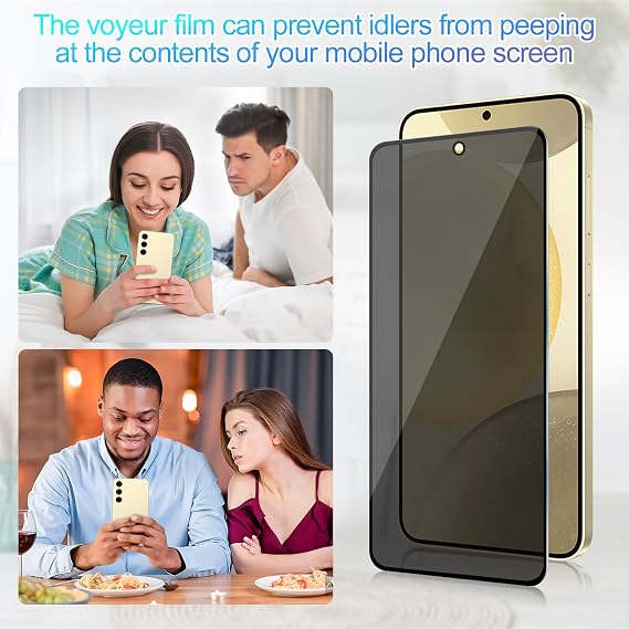 Privacy Screen Protector for Samsung Galaxy S24+ /S24 Plus 6.7