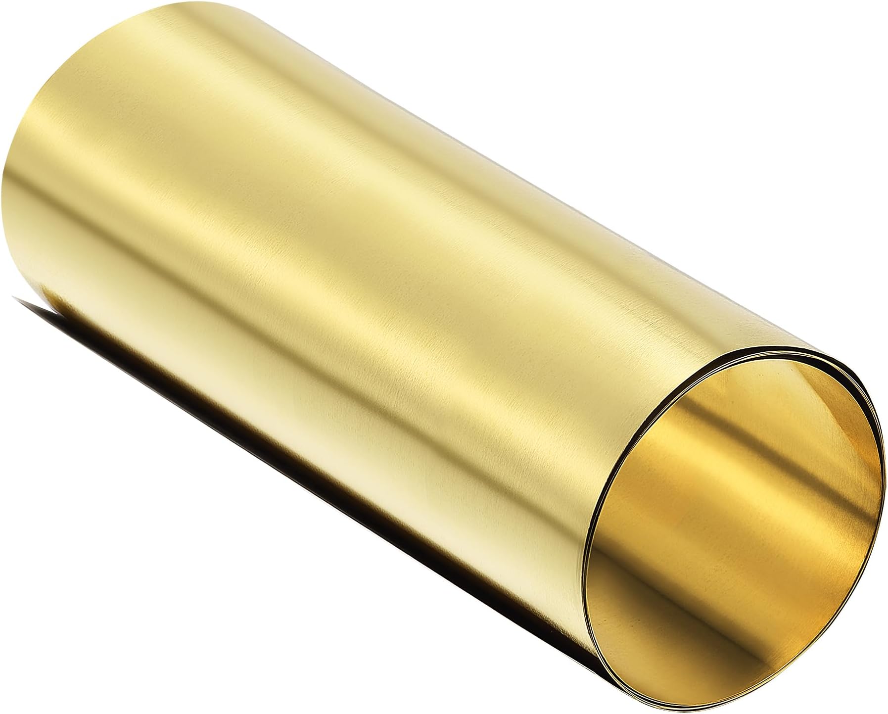 uxcell Brass Sheet Roll, Metal Foil Plate 1000mm x 200mm x 0.1mm
