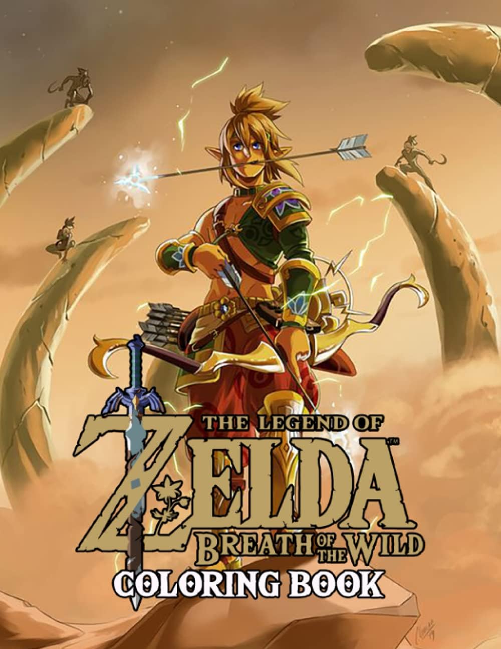 The Legend Of Zelda Coloring Book: Color All Your Favorite Characters, Great Gift for Zelda Lovers