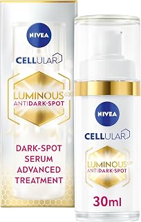 NIVEA Cellular Luminous 630 Anti Dark-Spot Treatment Serum (30ml), Face Serum Lightens and Reduces All Types of Dark Spots, Facial Serum for Even, Brighter, Luminous Skin