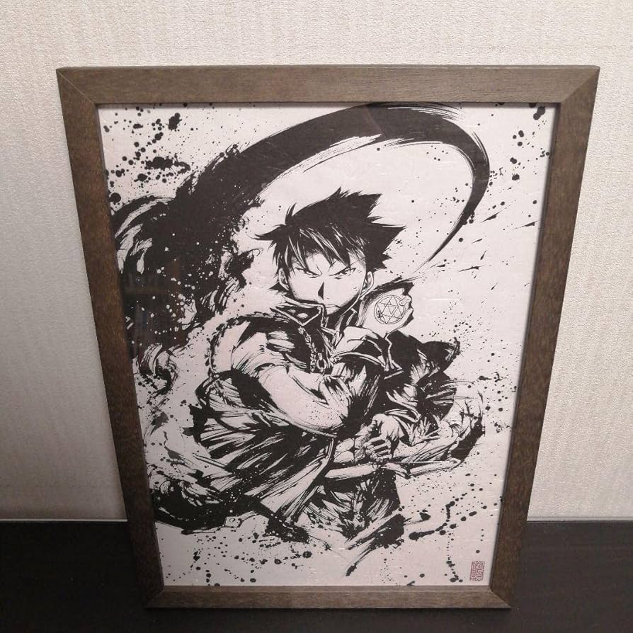 鋼の錬金術師　墨絵コレクション　ロイ・マスタング* Amazon.co.jp: 鋼の錬金術師 墨絵コレクション ロイ・マスタング