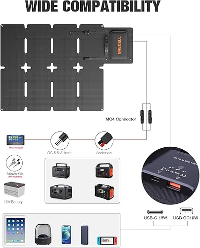 Miniatura 60 de Estación de energía portátil de 2400 W, 1843 Wh, generador solar para exteriores con 2400 W (pico de 4800 W) 4 salidas de CA, batería de reserva