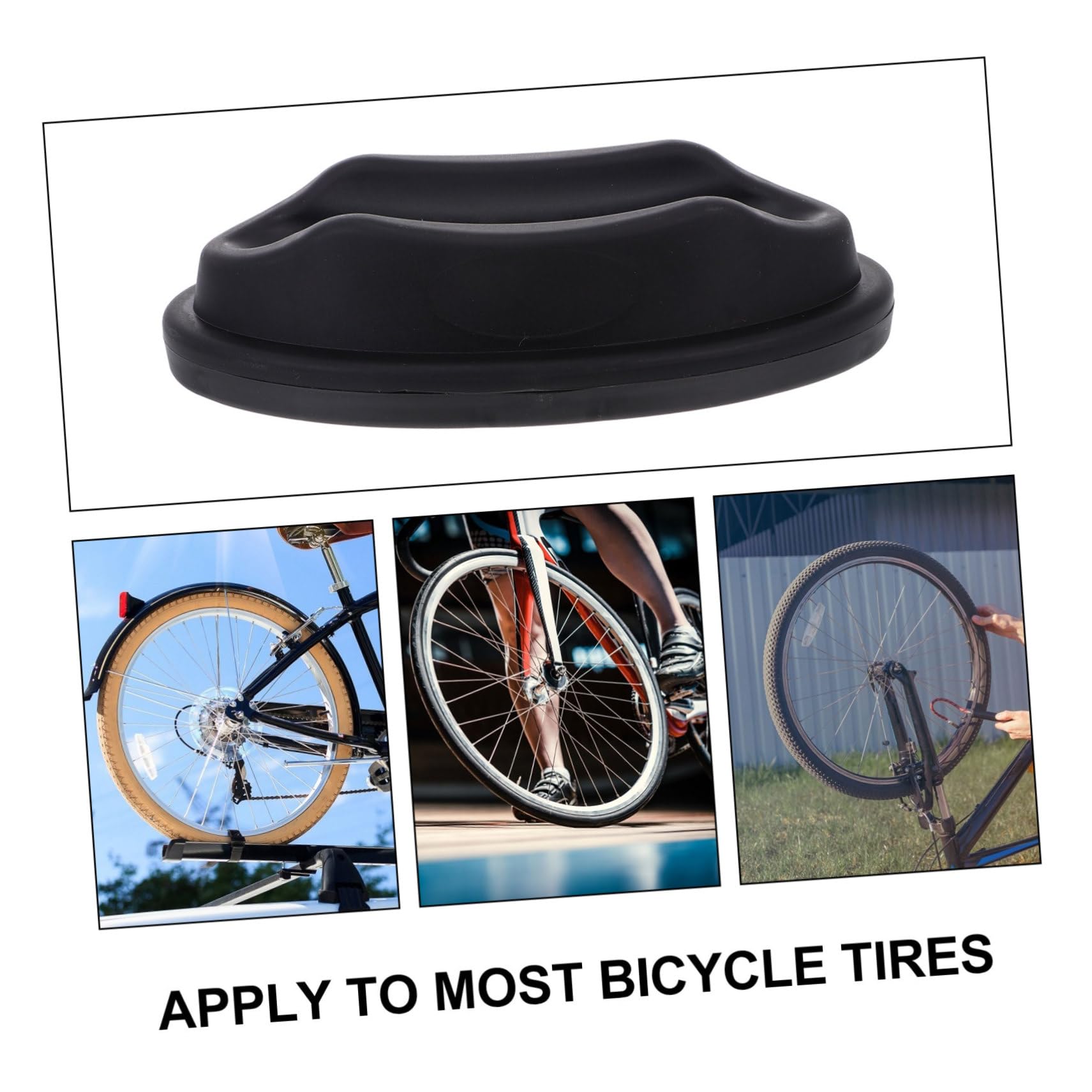 GAROZATION 2pcs Bike Wheel Stabilizer Support Block Front for Indoor Trainer - Design Maximum Stability for Cycling Workouts Essential Bike Accessory for