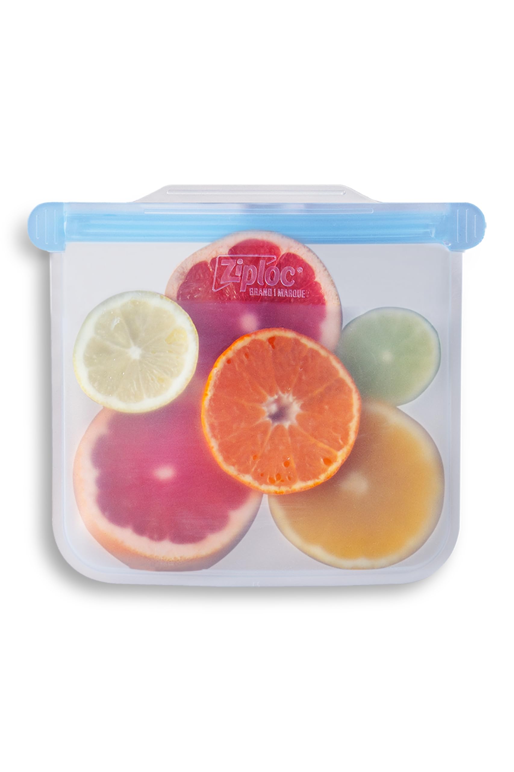 Ziploc Endurables Medium Pouch, 2 Cups, Reusable Silicone Bags and Food Storage Meal Prep Containers for Freezer, Oven, and Microwave, Dishwasher Safe