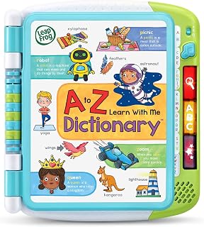 LeapFrog A to Z Learn with Me Dictionary - Interactive Vocabulary & Phonics Toy for Ages 3+