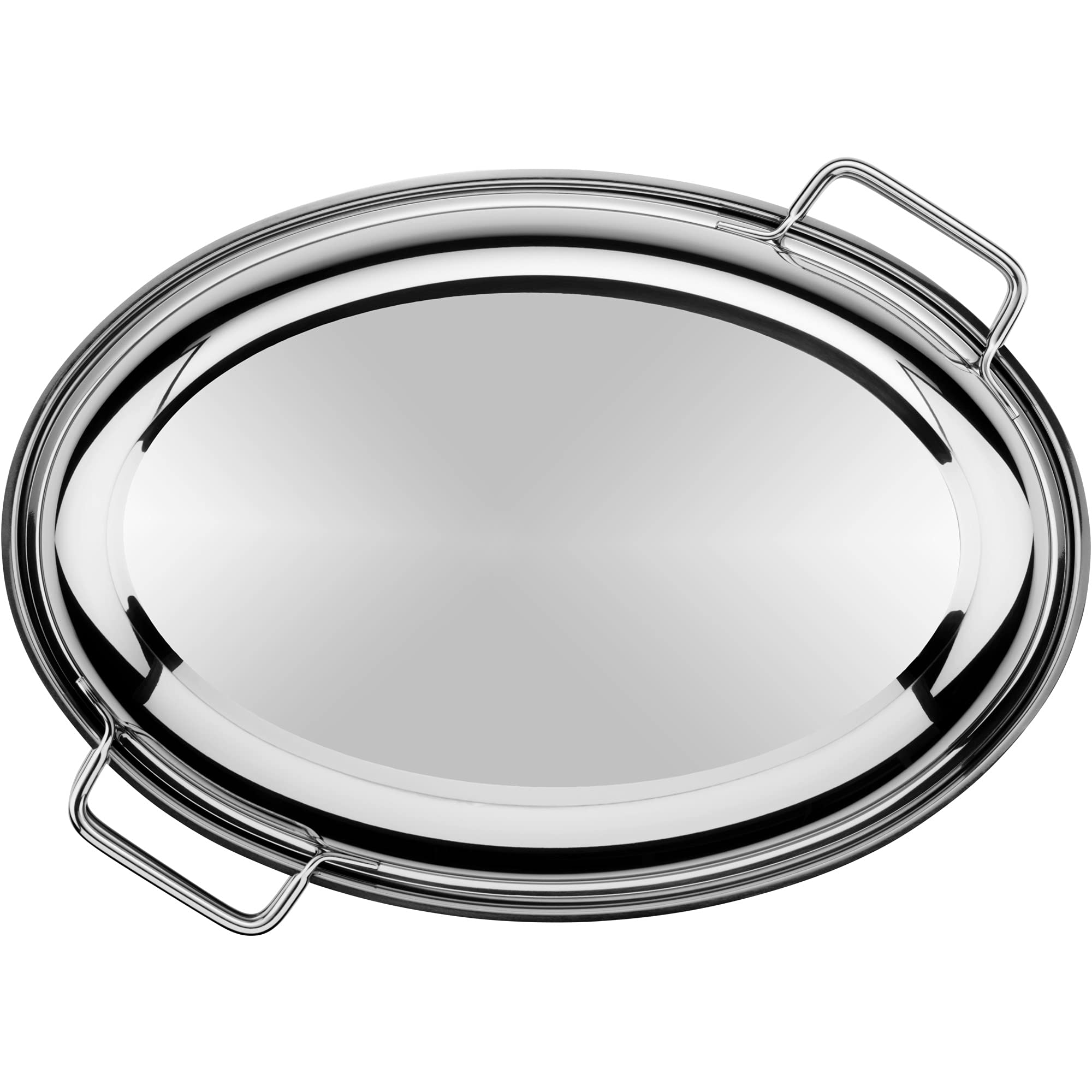 WMF 0788009990 - Rostiera in Cromargan: acciaio INOX 18/10, con coperchio utilizzabile come padella