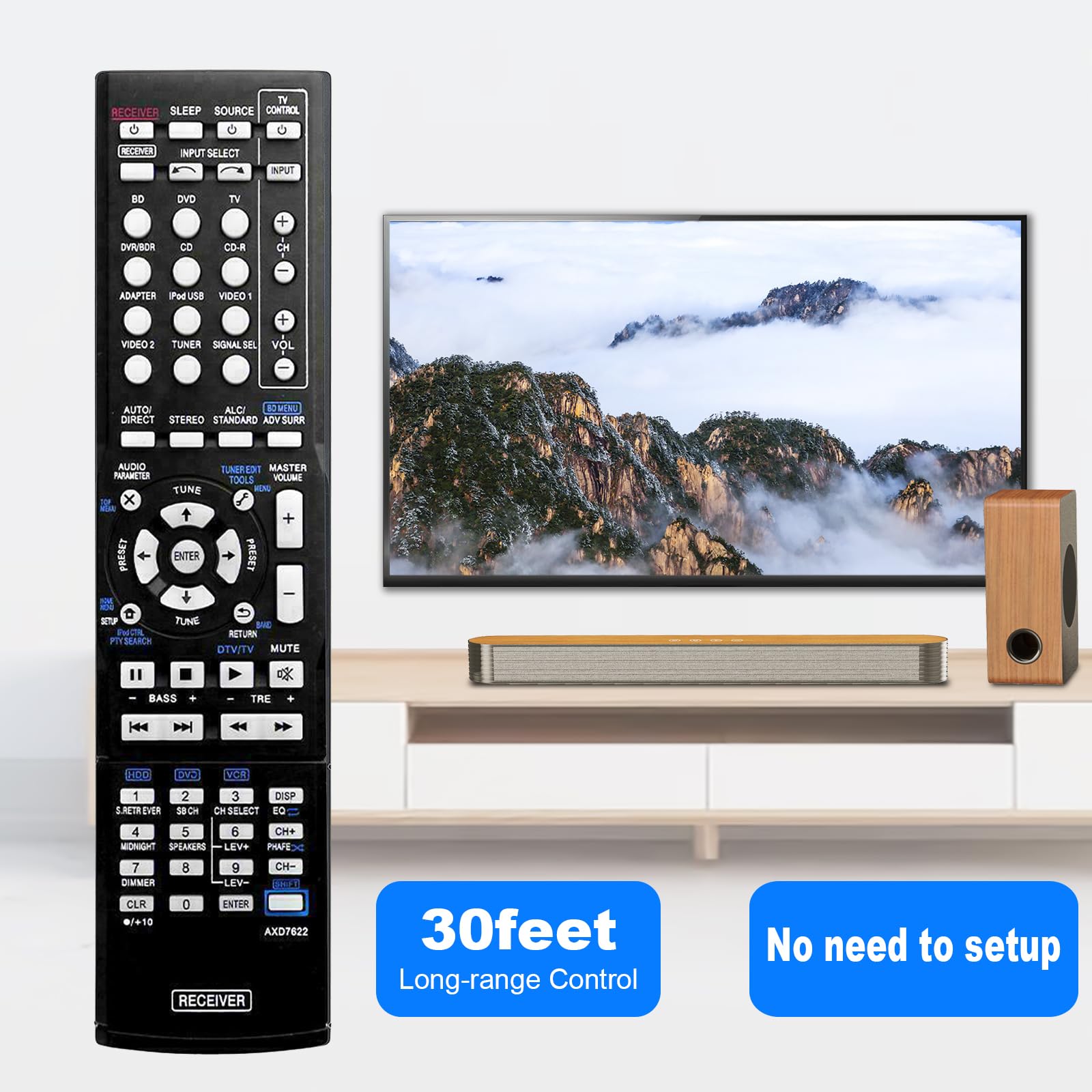 Amazon.com: New AXD7622 Replace Remote fit for Pioneer AV Receiver