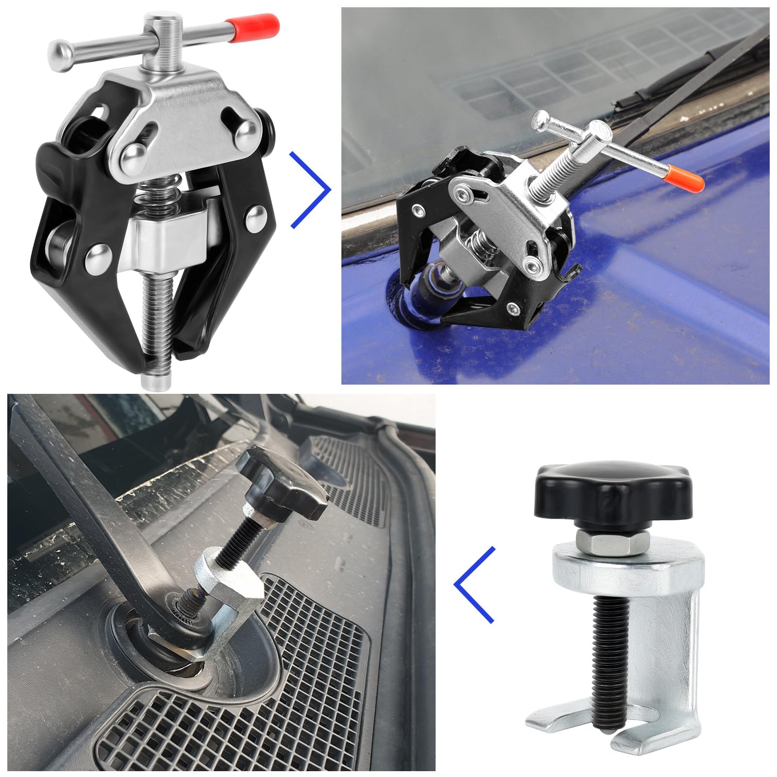 Estrattore Braccio Tergicristallo NZZVNZ - Set 3 Pezzi Per Auto E Furgoni