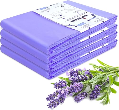 Recambios compatibles con bolsas de pañales Dekor Classic paquete de 4 forros de cubeta de pañales con aroma a lavanda Recambios compatibles con bolsas de pañales Dekor Classic paquete de 4 forros de cubeta de pañales con aroma a lavanda