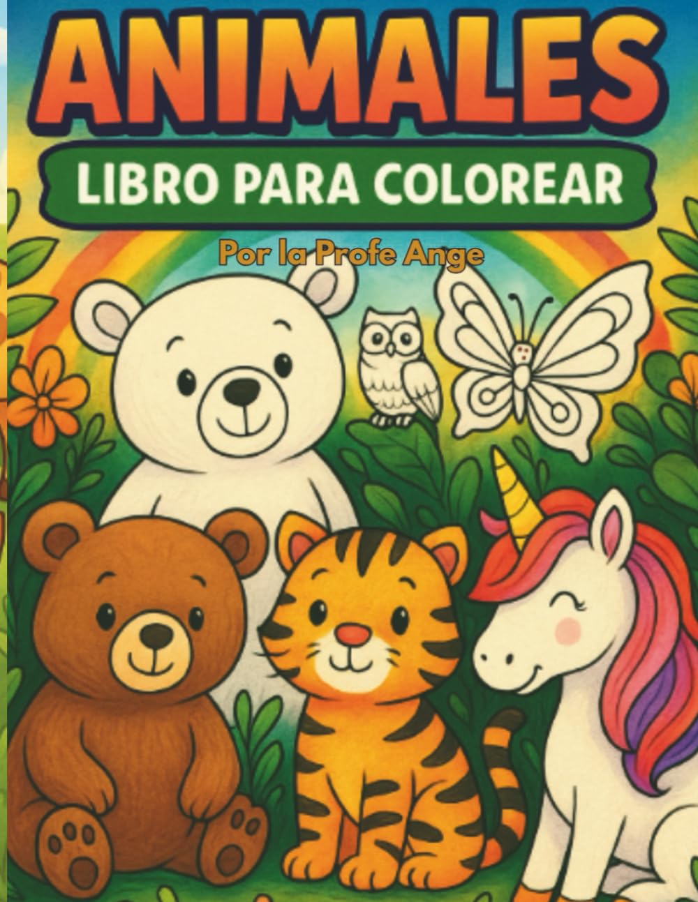 Libro para colorear animales: Más de 50 dibujos de animales para colorear