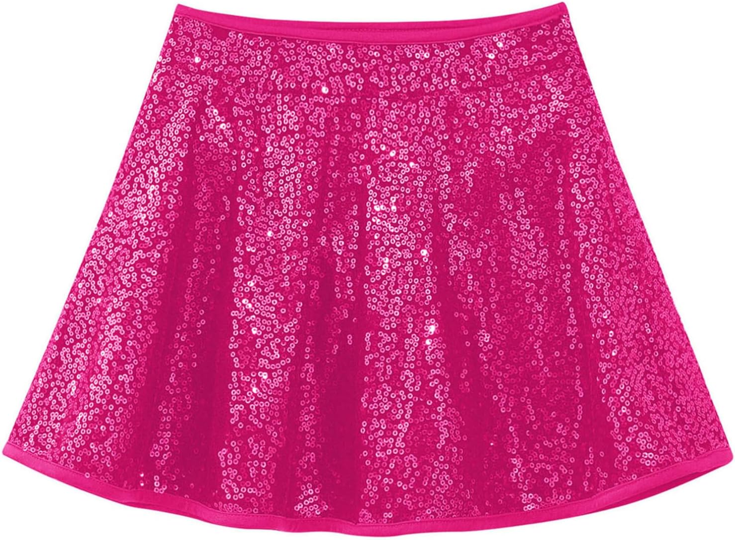 YiZYiF Toddler Girls Elastic Waist Party Costume Sparkly Mini Skorts Gymnastics Dancing Outfit Latin Jazz Dance Skirt