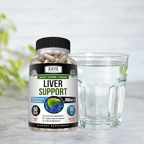 Miniatura 7 de Kaya Naturals Liver Cleanse Detox & Repair - Suplemento de cardo mariano - Desintoxicación hepática para mujeres y hombres - Extracto de alcachofa y
