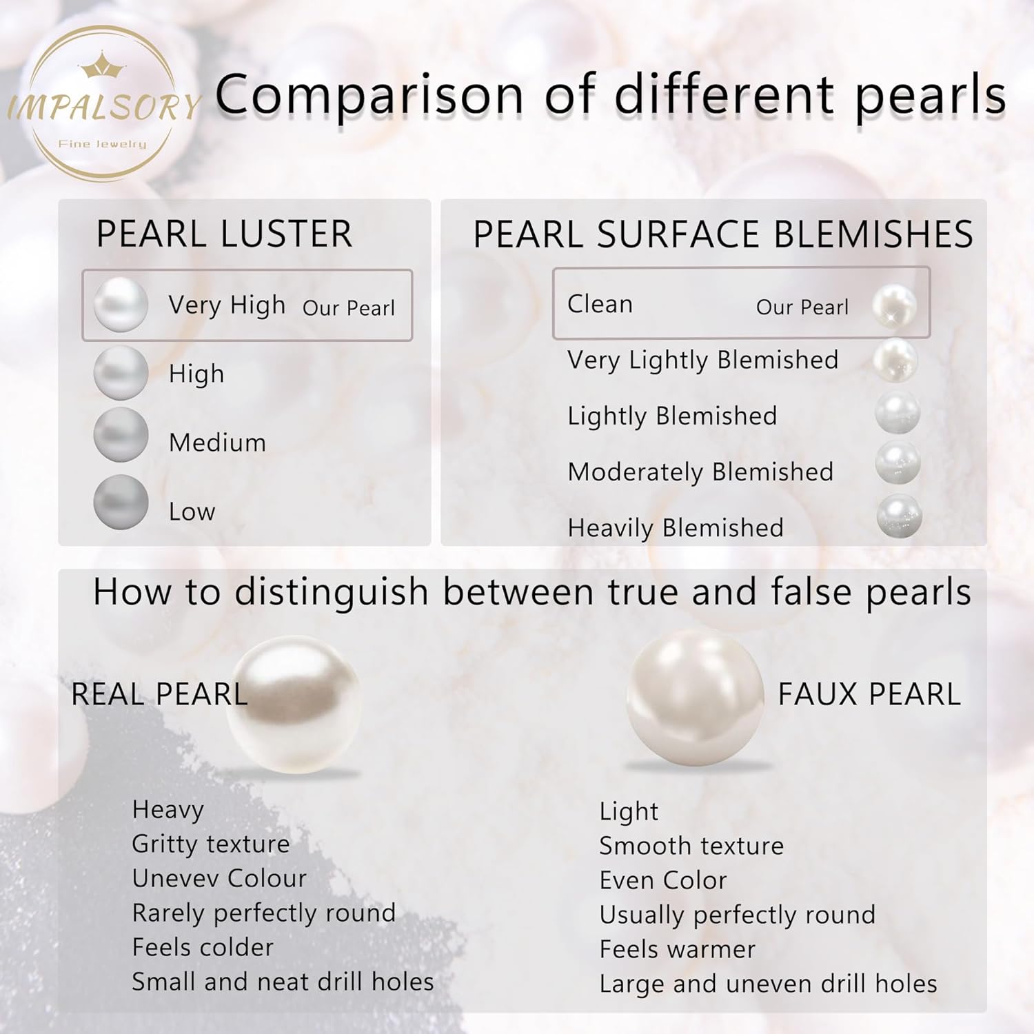 18K Gold Plated Freshwater Pearl Necklace for Women, 18 inch White Genuine Cultured Pearl Necklace Strand, Dainty Pearl Jewelry Beaded Necklace Gifts for Her