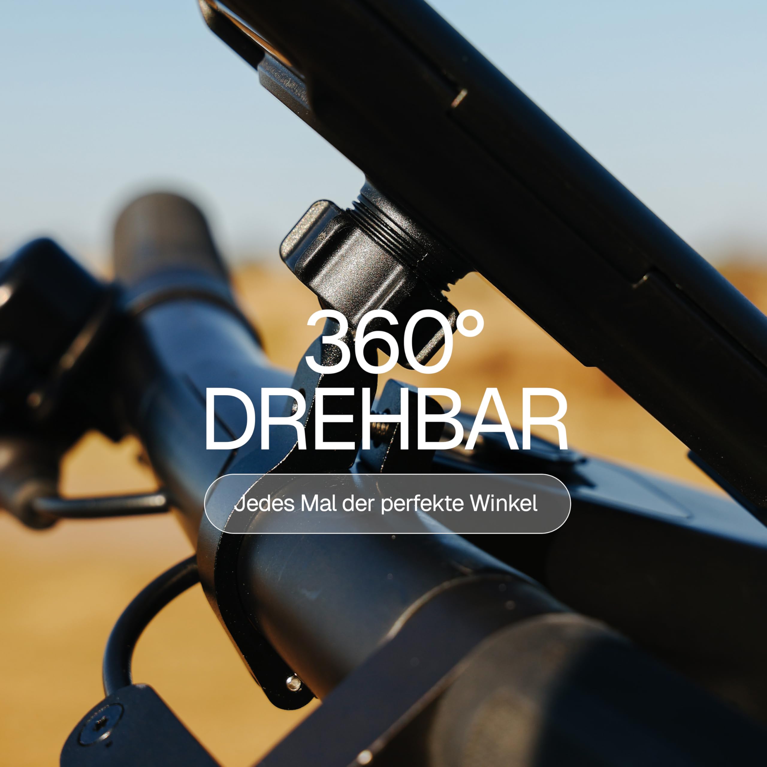 Wegman Handyhalterung Fahrrad Motorrad (Wasserdicht IP67) 360° Dreh & Kippbar, Touchscreen Bedienbar, Vibrationsdämpfend, Fahrradlenker, Smartphone Halterung für E-Bike, Rennrad, Roller & E-Scooter