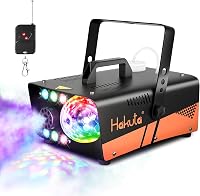 HAKUTA 600W Ködgép Diszkógömbbel és RGB LED Világítással - Automata Ködpermetezés 2300 CFM - Bulikhoz, Színpadi Előadásokhoz, Halloweenre 3
