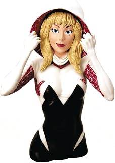 Previews Exclusive Spider-Gwen Unmasked Bust Bank