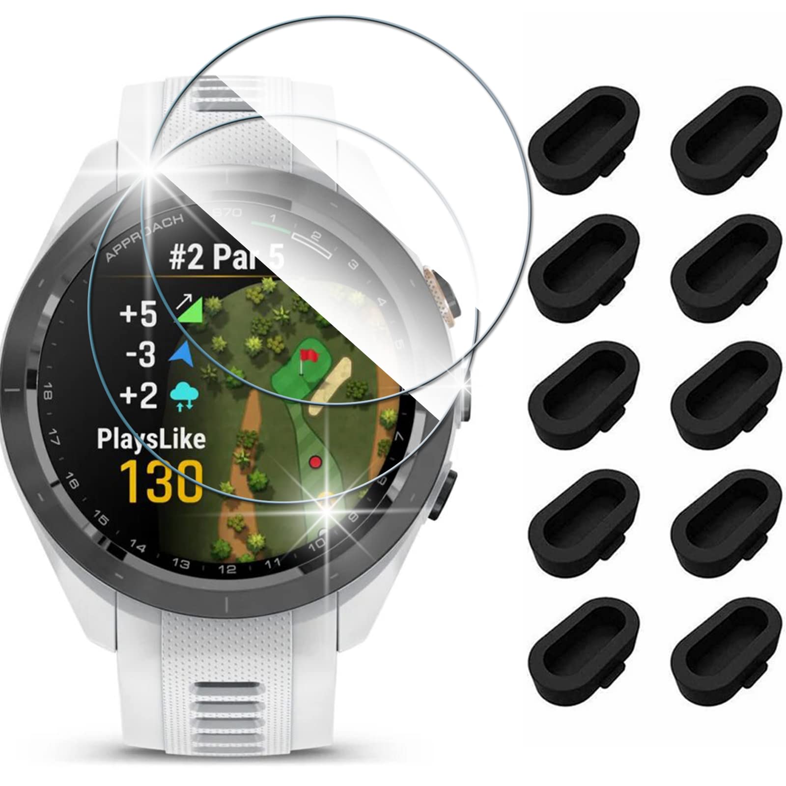 Amazon.co.jp: Miimall 対応Garmin（ガーミン）Approach S70 47mm【2枚 
