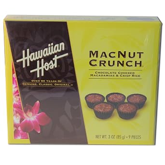 MacNut Crunch - المكاديميا المغطاة بالشوكولاتة والأرز المقرمش
