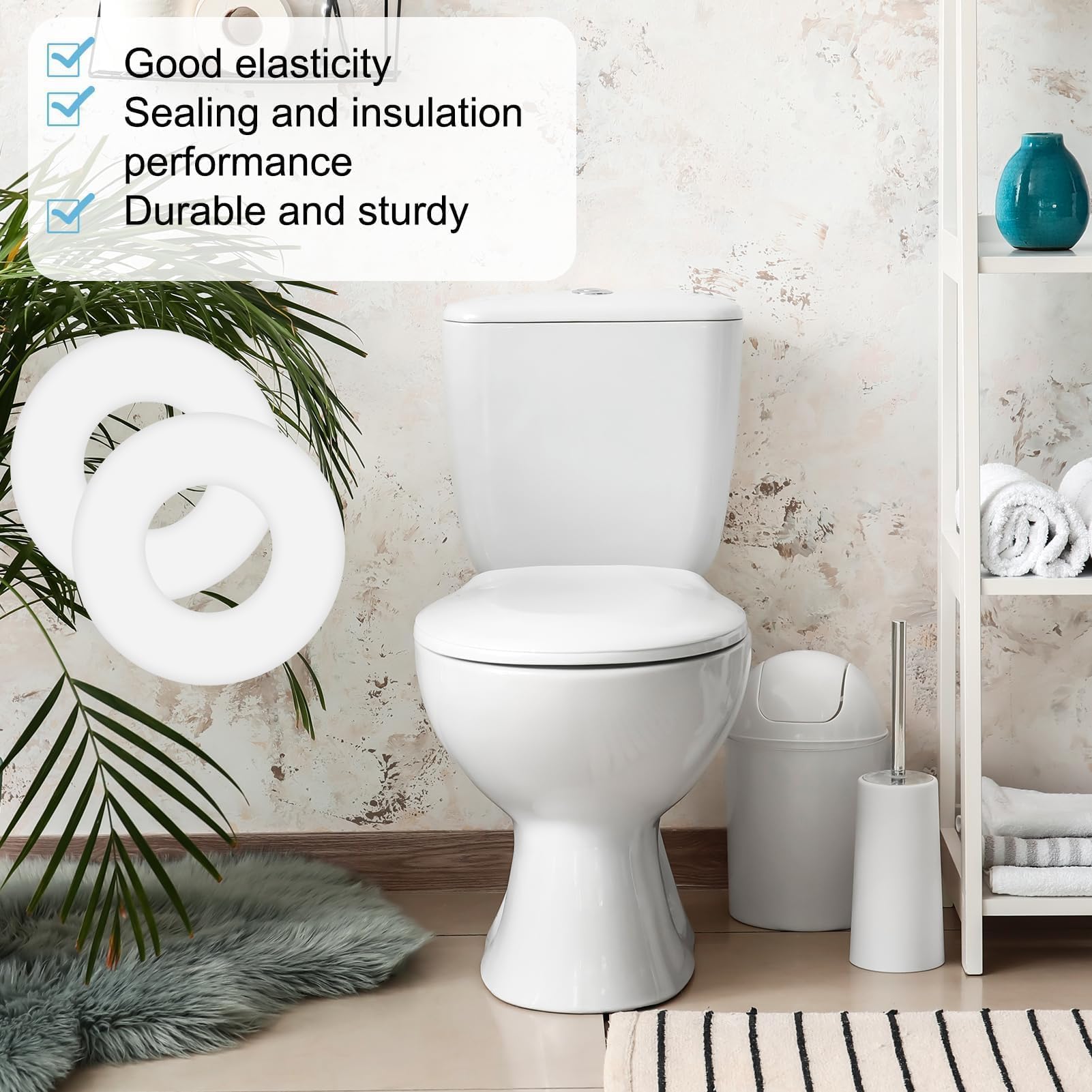 3Pcs 816.418.00.1 Flush Valve Base Sealing Washer For Geberit