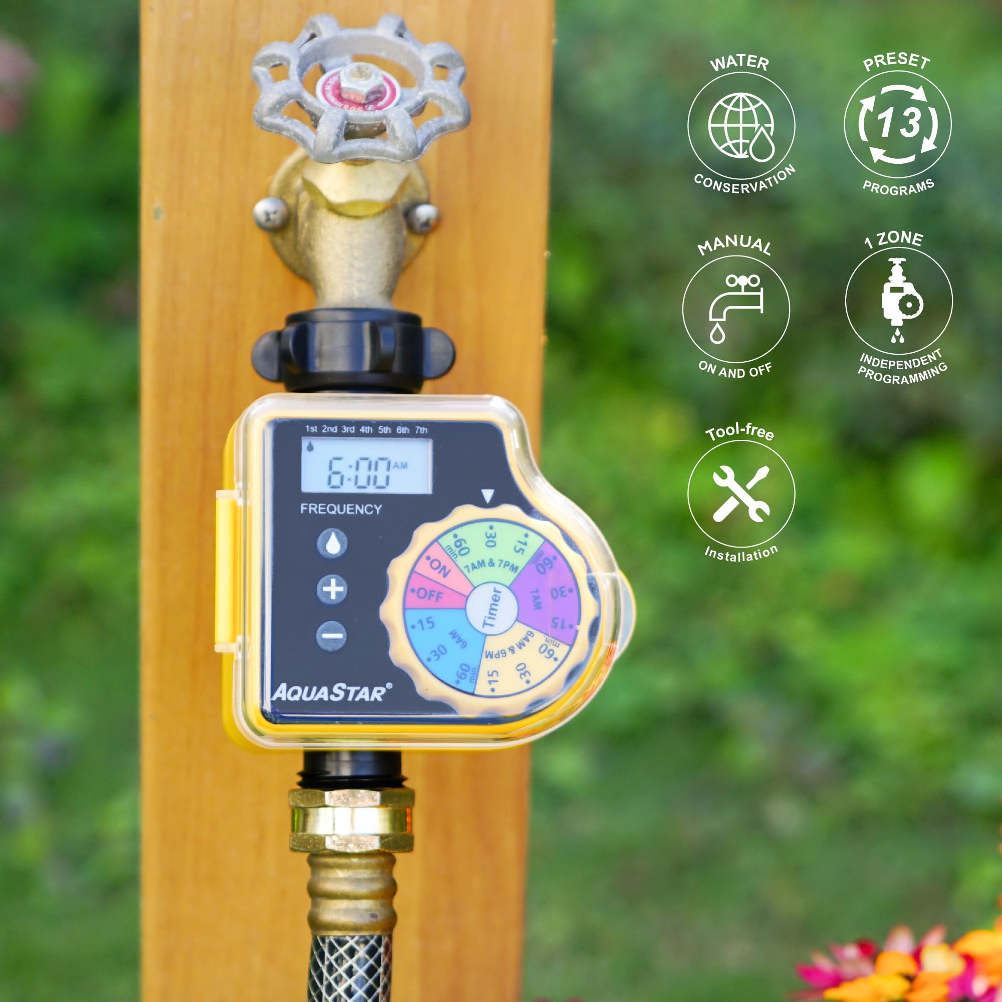 Amazon.co.jp: AQUASTAR(アクアスター) シングルゾーンホース散水