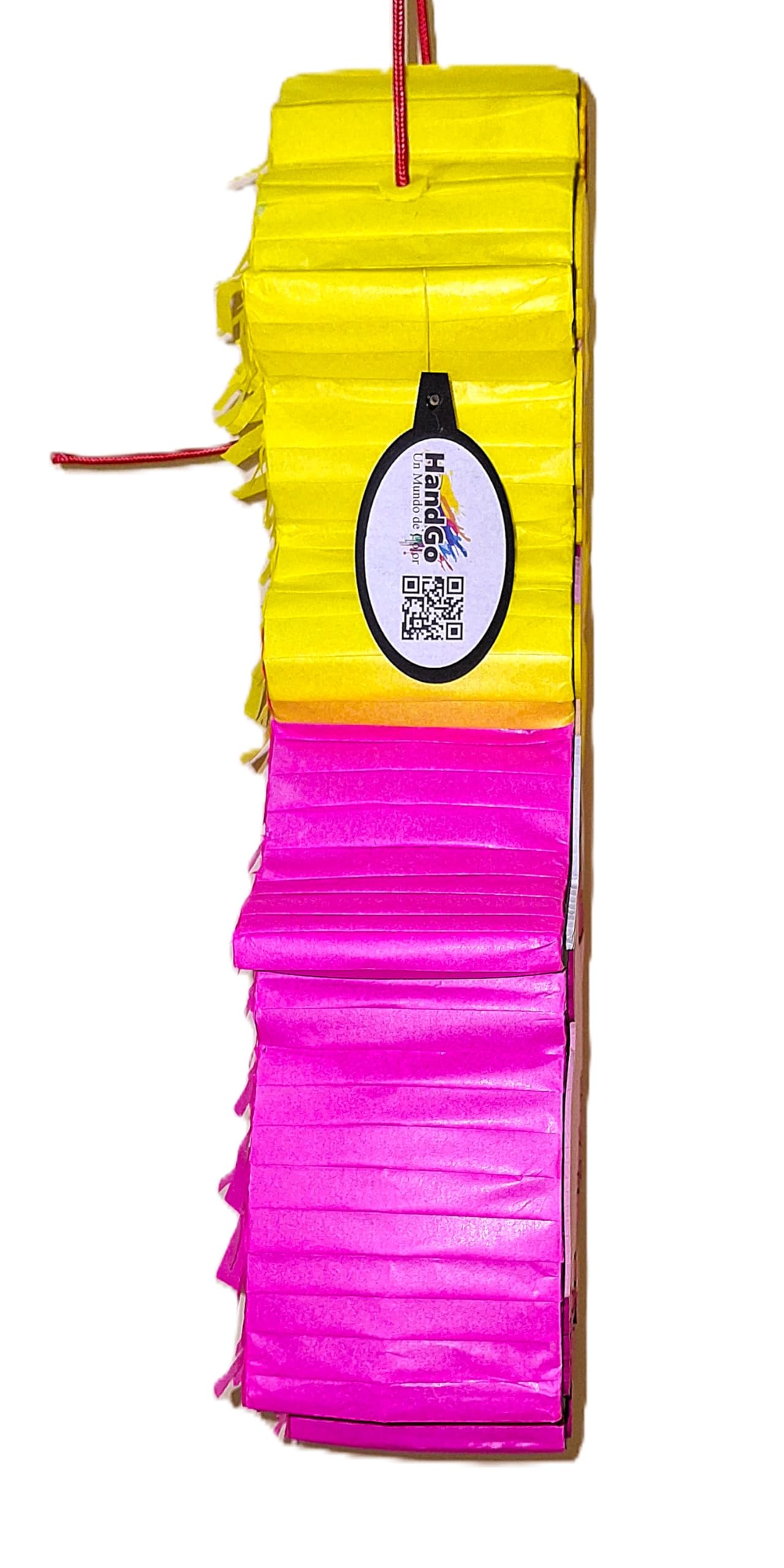 Piñata cumpleaños infantil hecha a mano (Grande 65x36x10 Centímetros)