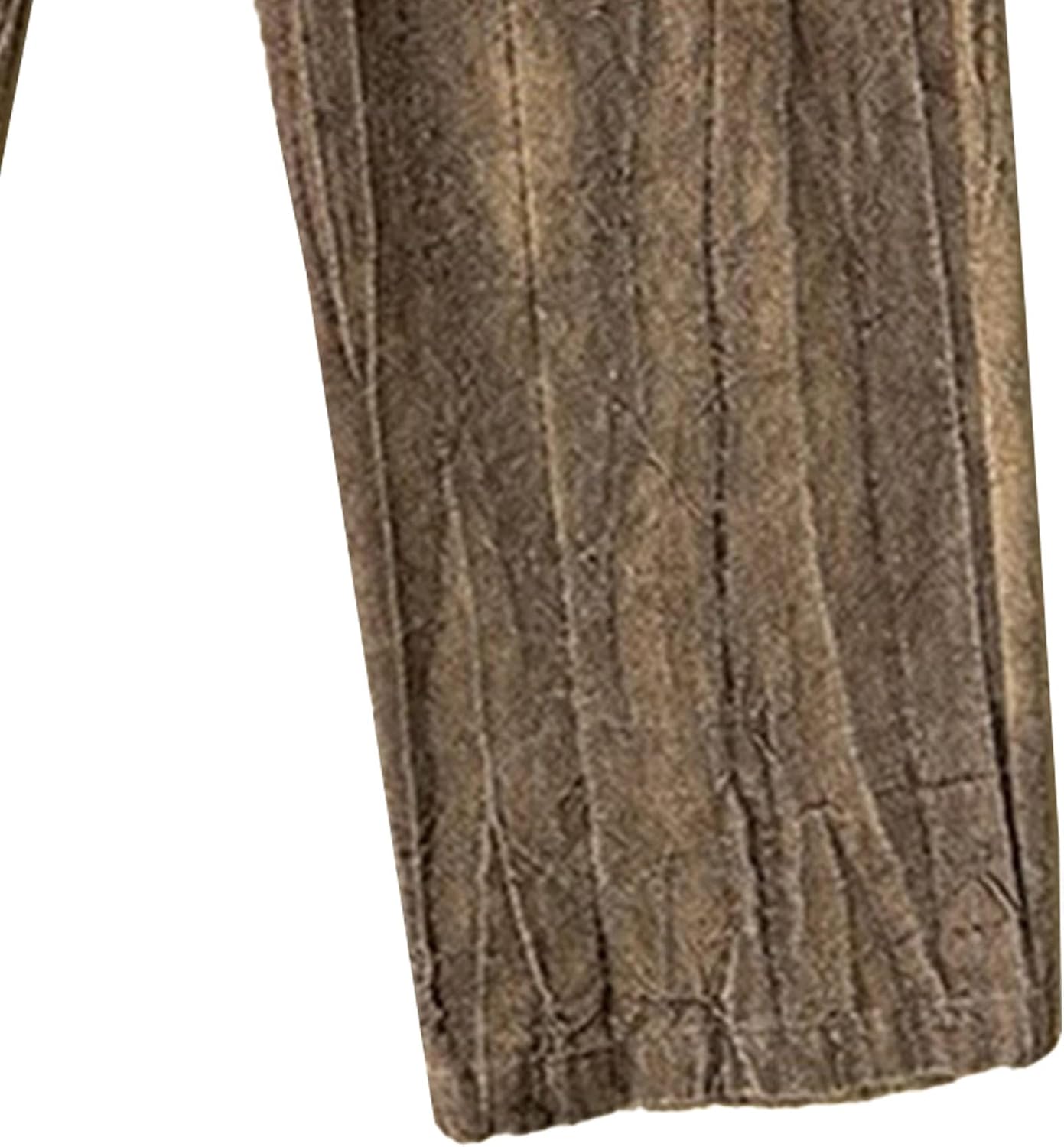 Men's Baggy Cotton Linen Outdoor Pants Basic Elastic Waist Hiking Trousers Casual Breathable Summer Pants