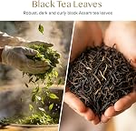 VAHDAM, Assam Feuilles de thé noir (340g | 170+ Coupes) GMO, Sans gluten STRONG, MALTY & RICH | Pure Inblended Single Origin Black Loose Leaf Tea.