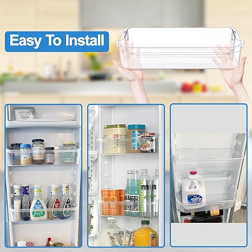 Miniatura 6 de 241505301 - Contenedor de estante para puerta de refrigerador compatible con piezas de repuesto para estante de puerta Frigidaire, AP3769131,