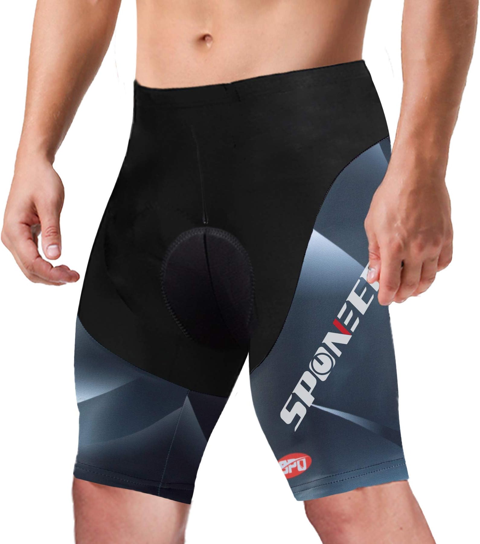 sponeed Men's Cycling Padded Shorts Men Bike Short Pants Cycle Spandex Tights Biking Wear