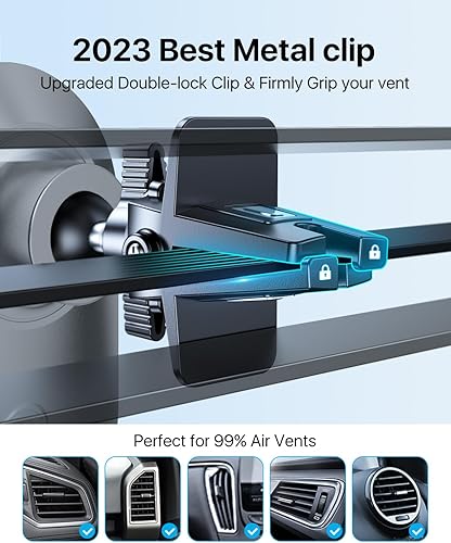 Miniatura 3 de andobil Soporte magnético para teléfono de coche Pro imán más fuerte, apto para teléfono grande Ultra estable para soporte de coche MagSafe