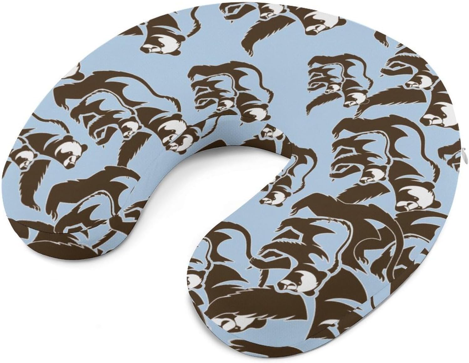 Mama Bear Travel Pillow U Shape Neck Pillow Washable Pillowcase for Sleeping Chair