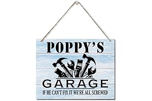 Best Father's Day Gift for Poppy: Our "Poppy's Garage If He Can't...