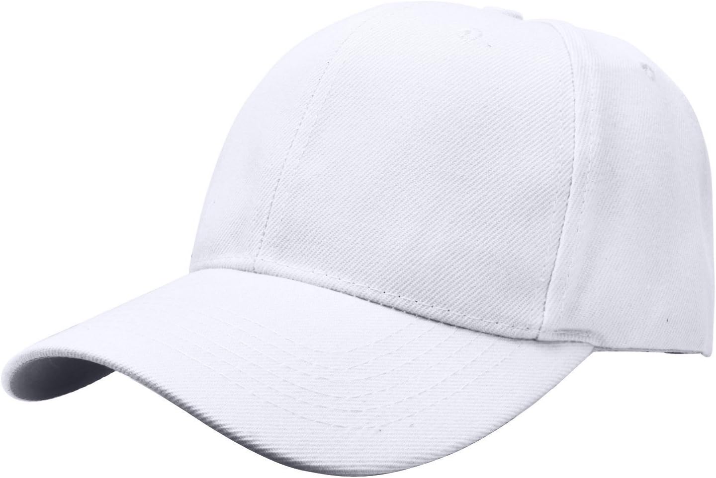 Adult Plain Baseball Cap Hat Classic Adjustable Size for All Seasons