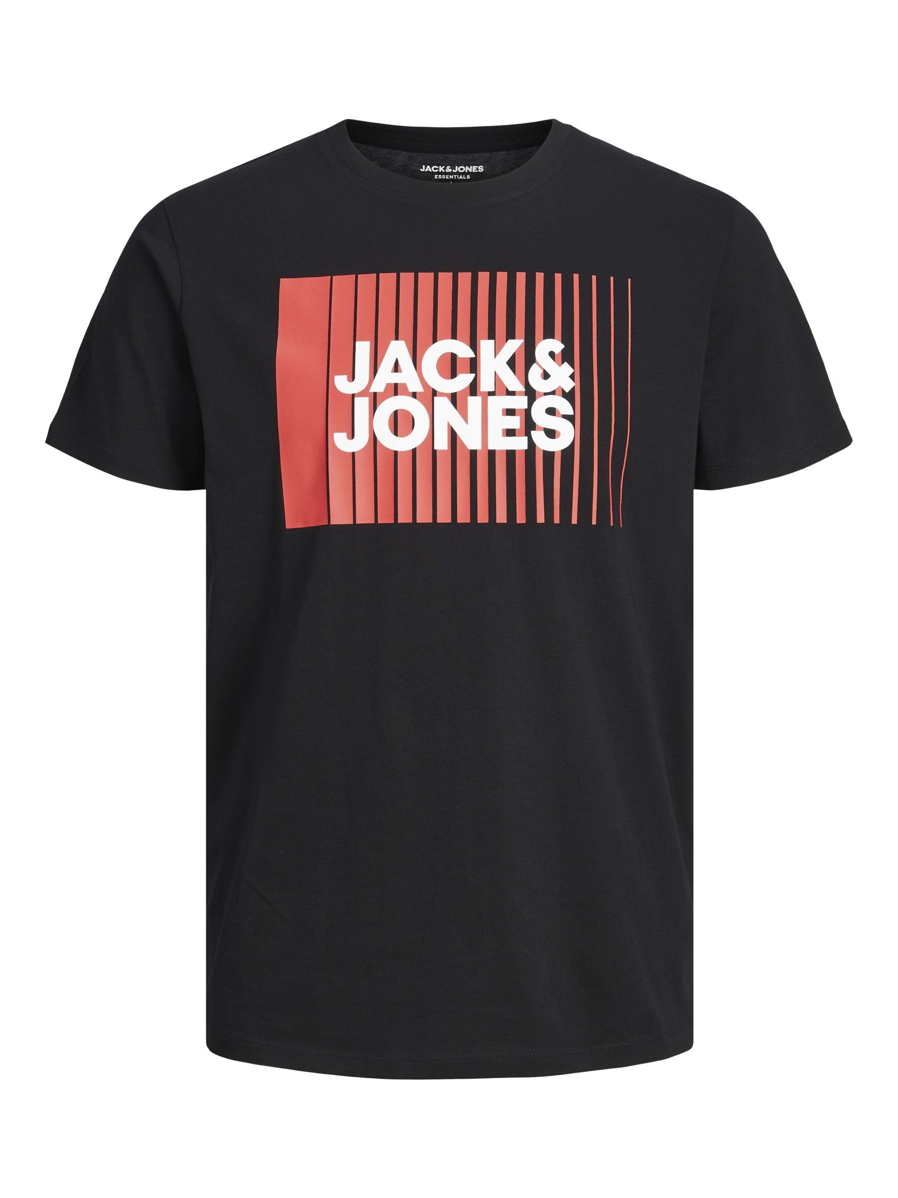 Jack And Jones Men's Corp Logo T-Shirt - Black - S