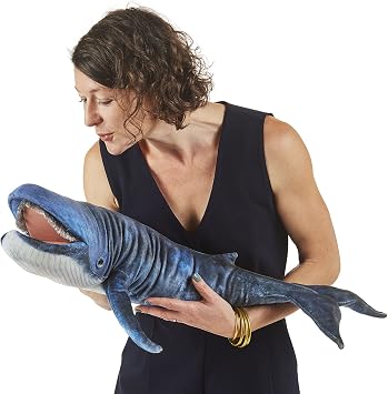 Folkmanis Blue Whale Hand Puppet