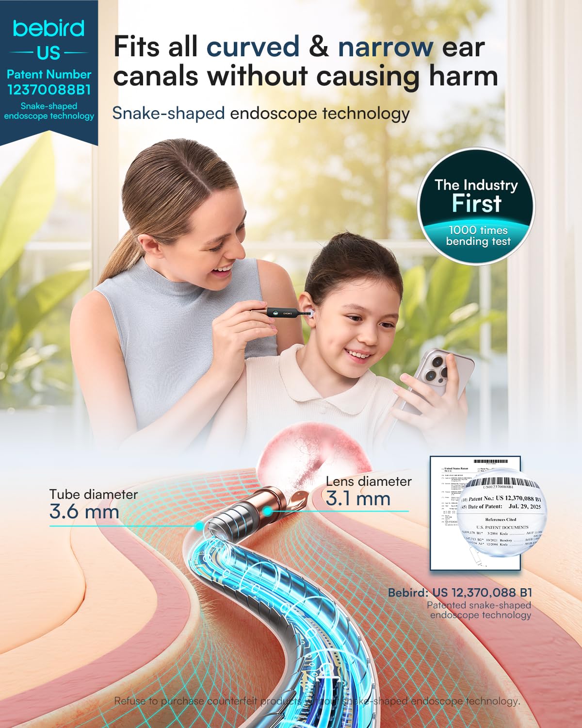 Bebird Ultra 2K Ear Wax Removal - See & Clean! -4