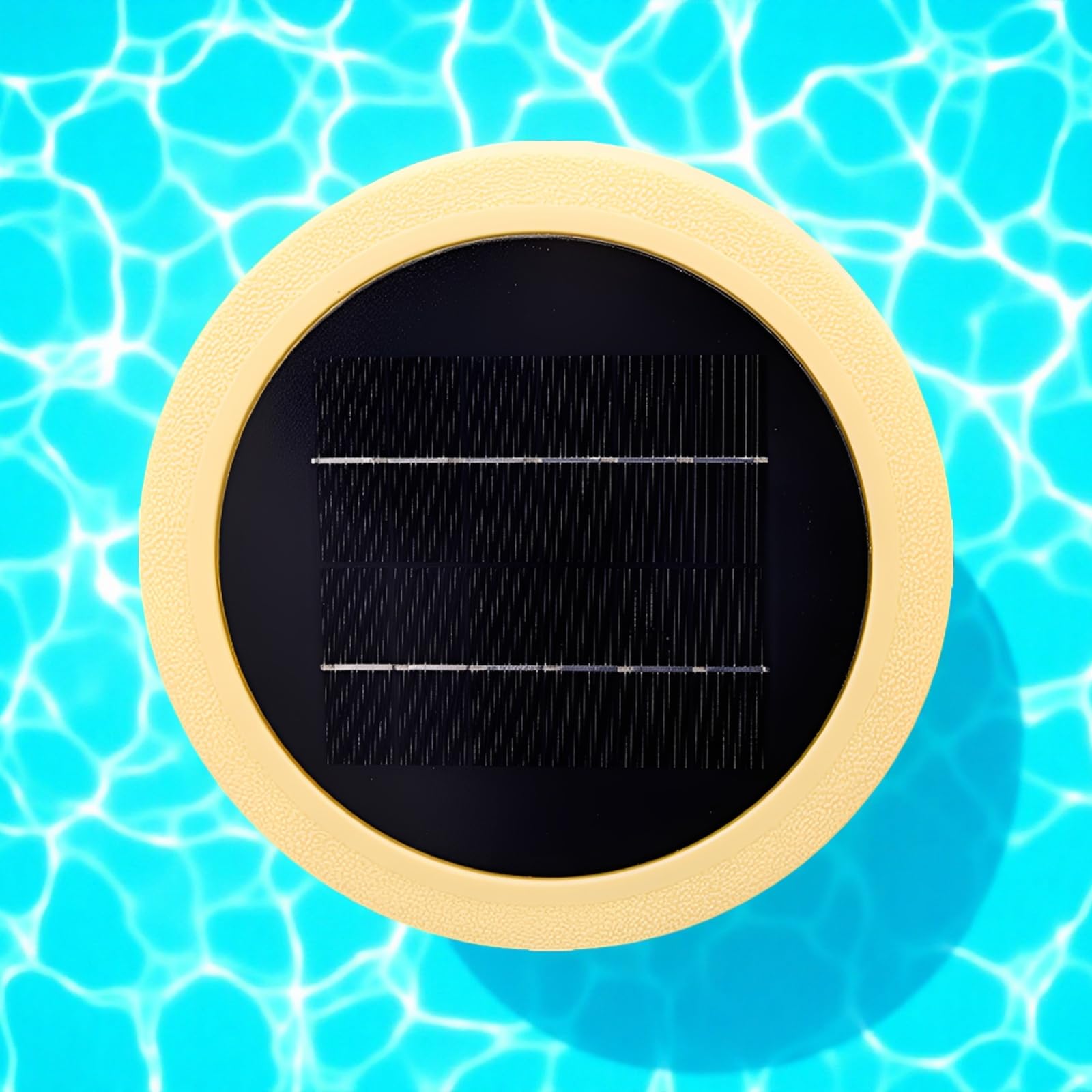 Solarny jonizator basenowy, automatyczny pływający środek czyszczący do basenu z rurką miedzianą, nie zawiera syntetyków, do basenów o powierzchni do 120 m², 4237 ft3, paski testowe do wody i