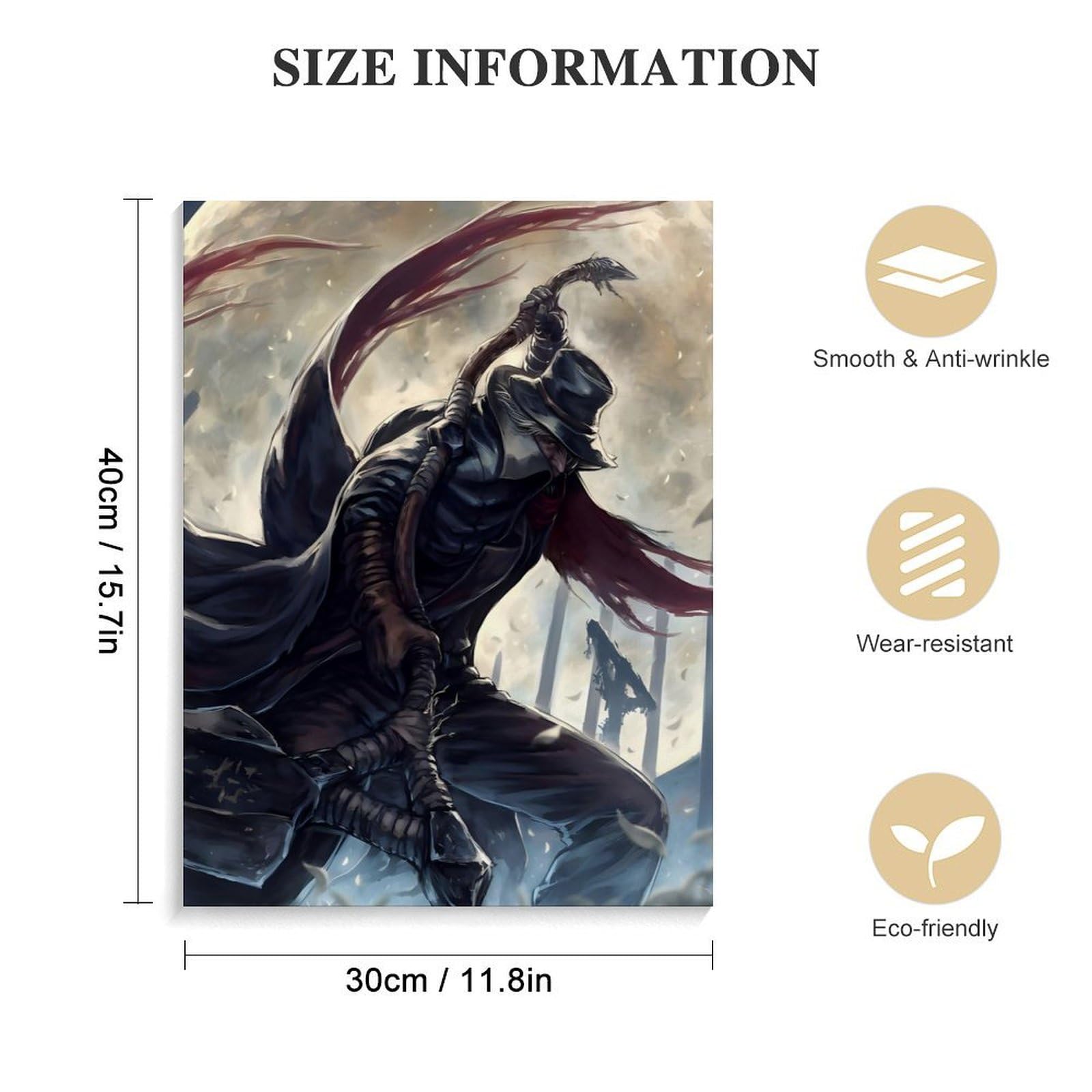 Amazon.co.jp: アートパネル Bloodborne ブラッドボーン 最初の狩人