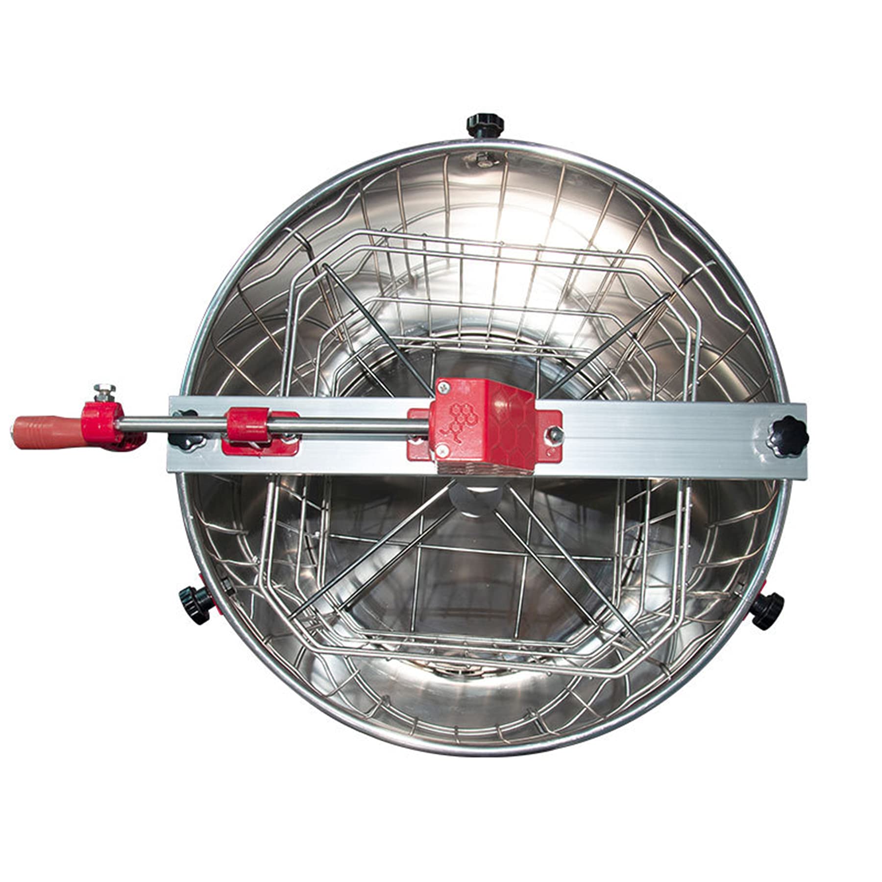Agitatore manuale per miele Macchina per la separazione del miele in acciaio inossidabile Macchina per la pressa per miele in acciaio inossidabile a quattro telai Prendi il miele 4 Estrattore per ap