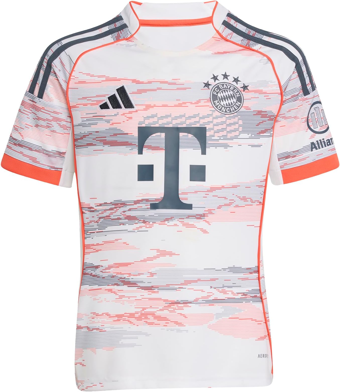 Big Boys and Girls White Bayern Munich 2025/26 Away Replica Jersey