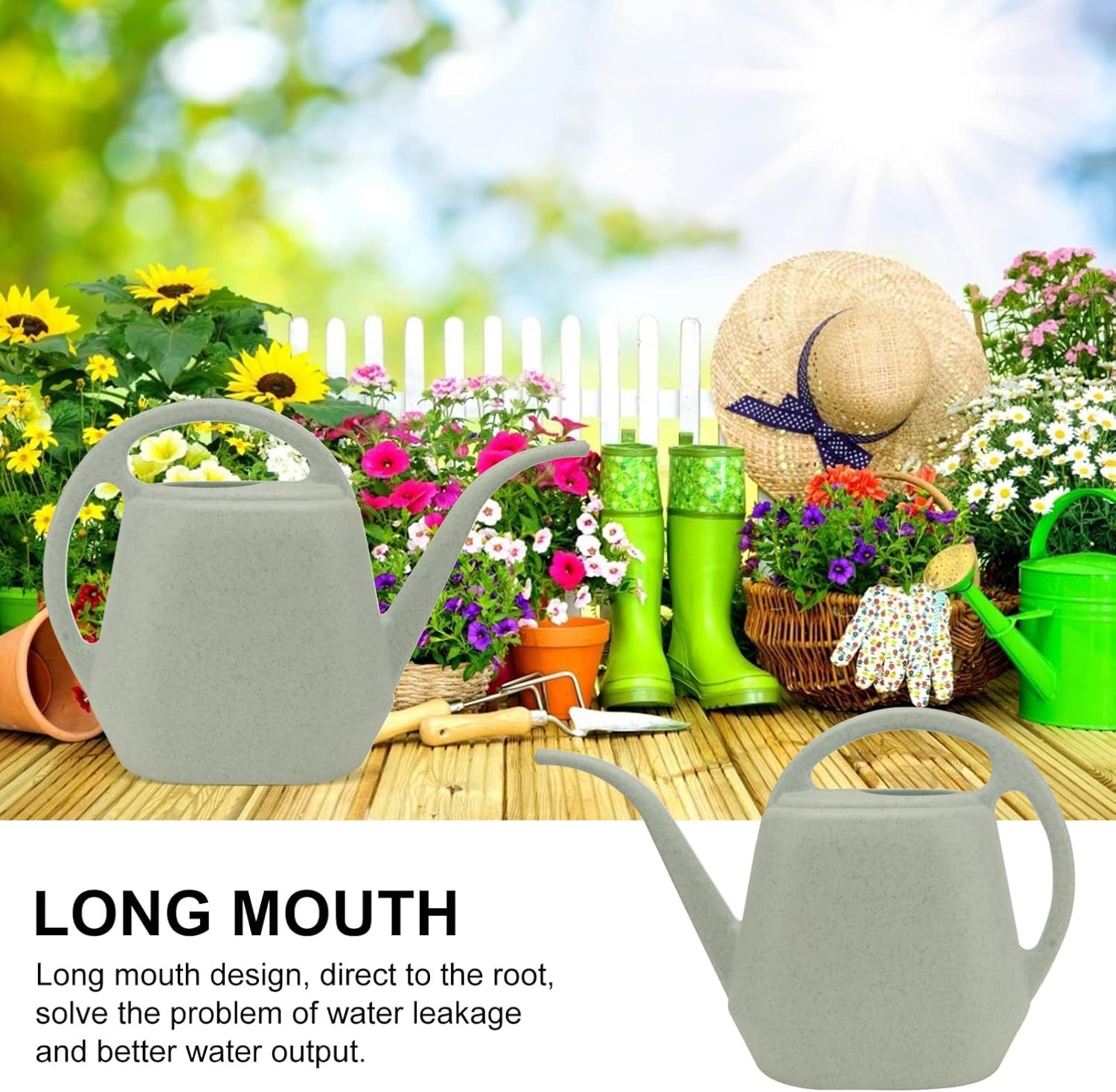 1pc Large Capacity Watering Can Kids Watering Can Indoor Gardening Sprayer Bottle 2 Gallon Indoor Plant Pot Plastic Sprinkling Flower Spray Child Filling