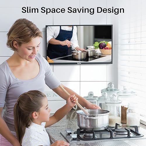 Miniatura 2 de TuTu Televisión LED HD de 32 pulgadas 60Hz 720P con reproductor de DVD integrado, 3 HDMI, USB, óptico, VGA, televisión y monitor para dormitorio,