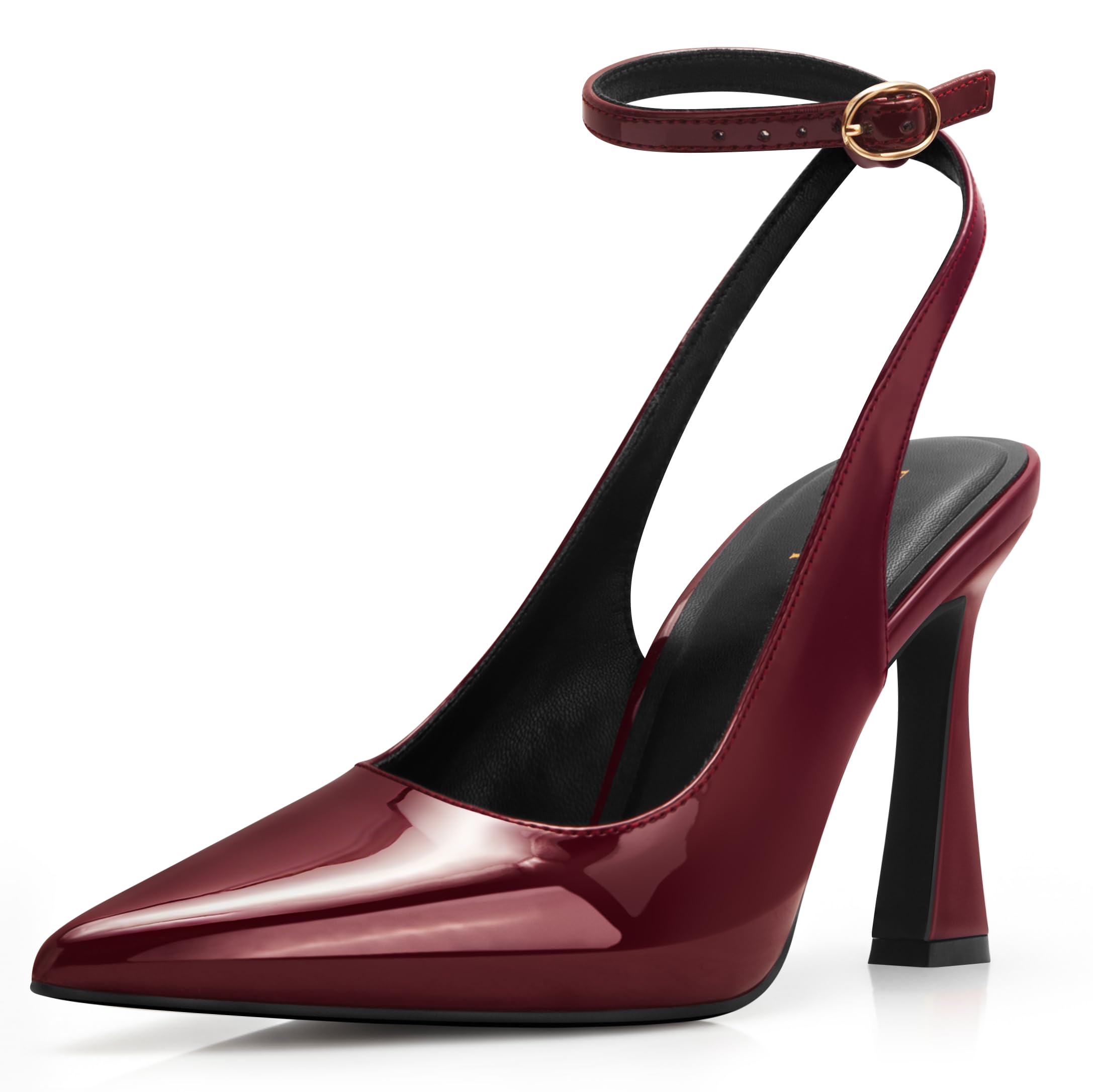 Womens Pointed Closed Toe Heels Stiletto Slingback High Heel for Women Dressy Pumps for Wedding and Office Work or Going Out-image-32
