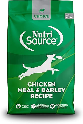 NutriSource Choice - Alimento seco para perros, pollo y cebada, 30 libras