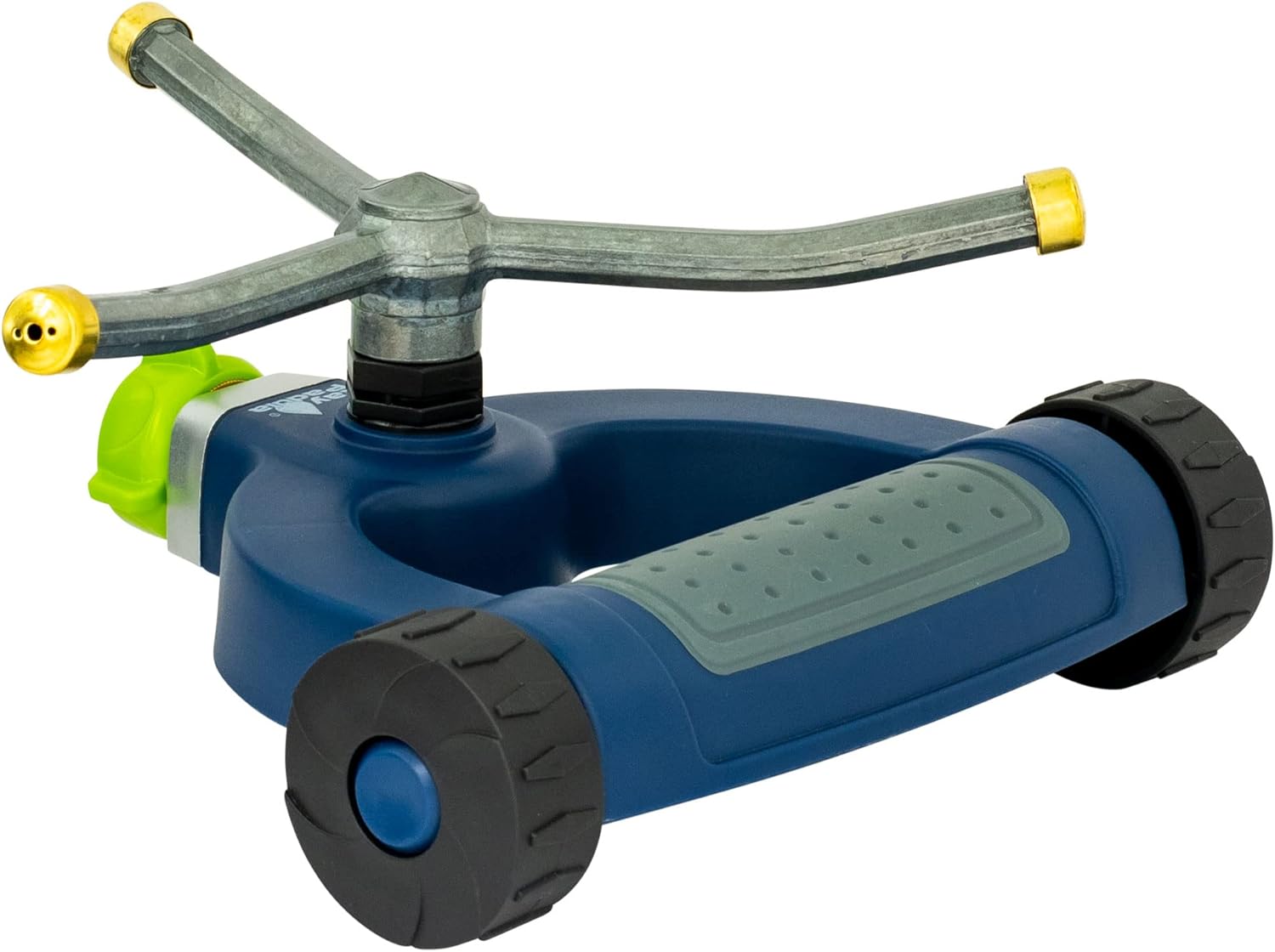 Ray Padula 3-Arm Metal Revolving Whirling Sprinkler on Weighted Wheel Base
