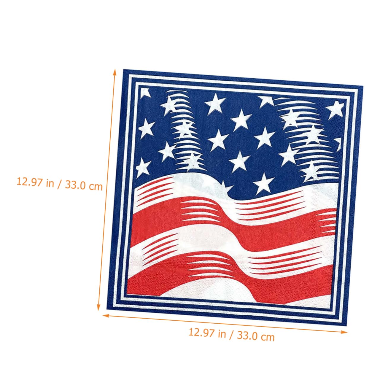 PLAFOPE 120 Piezas Servilleta De Papel 4to Servilletas De Americana Servilletas De Papel Decoración Nosotros Diseño De La Americana De Cena A Nosotros