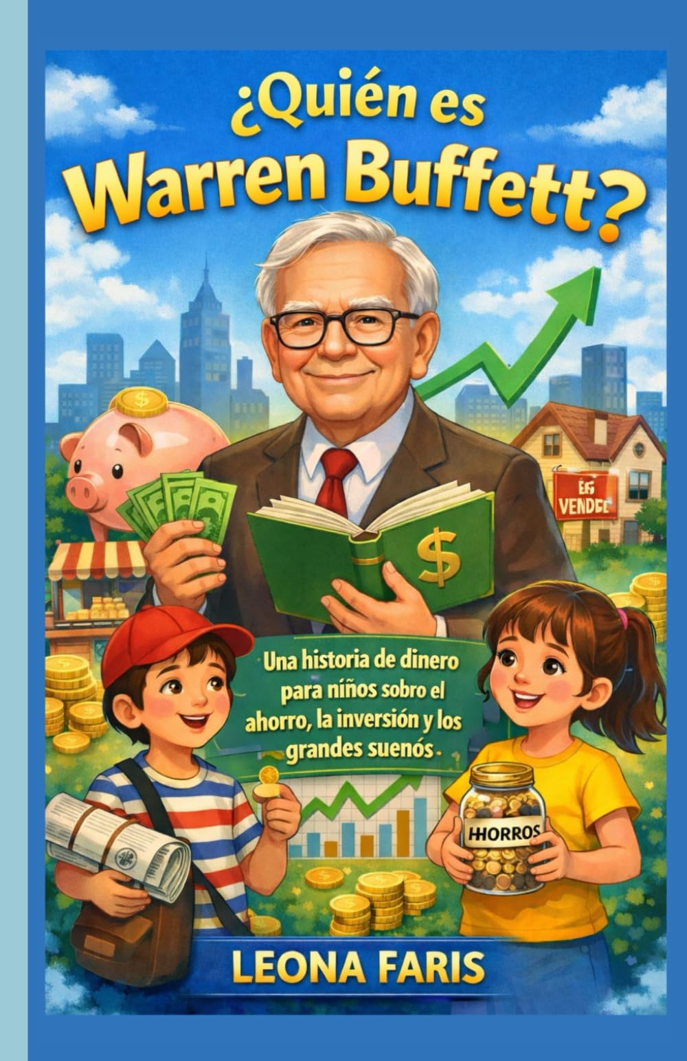 ¿Quién es Warren Buffett?: Una historia de dinero para niños sobre el ahorro, la inversión y los grandes sueños