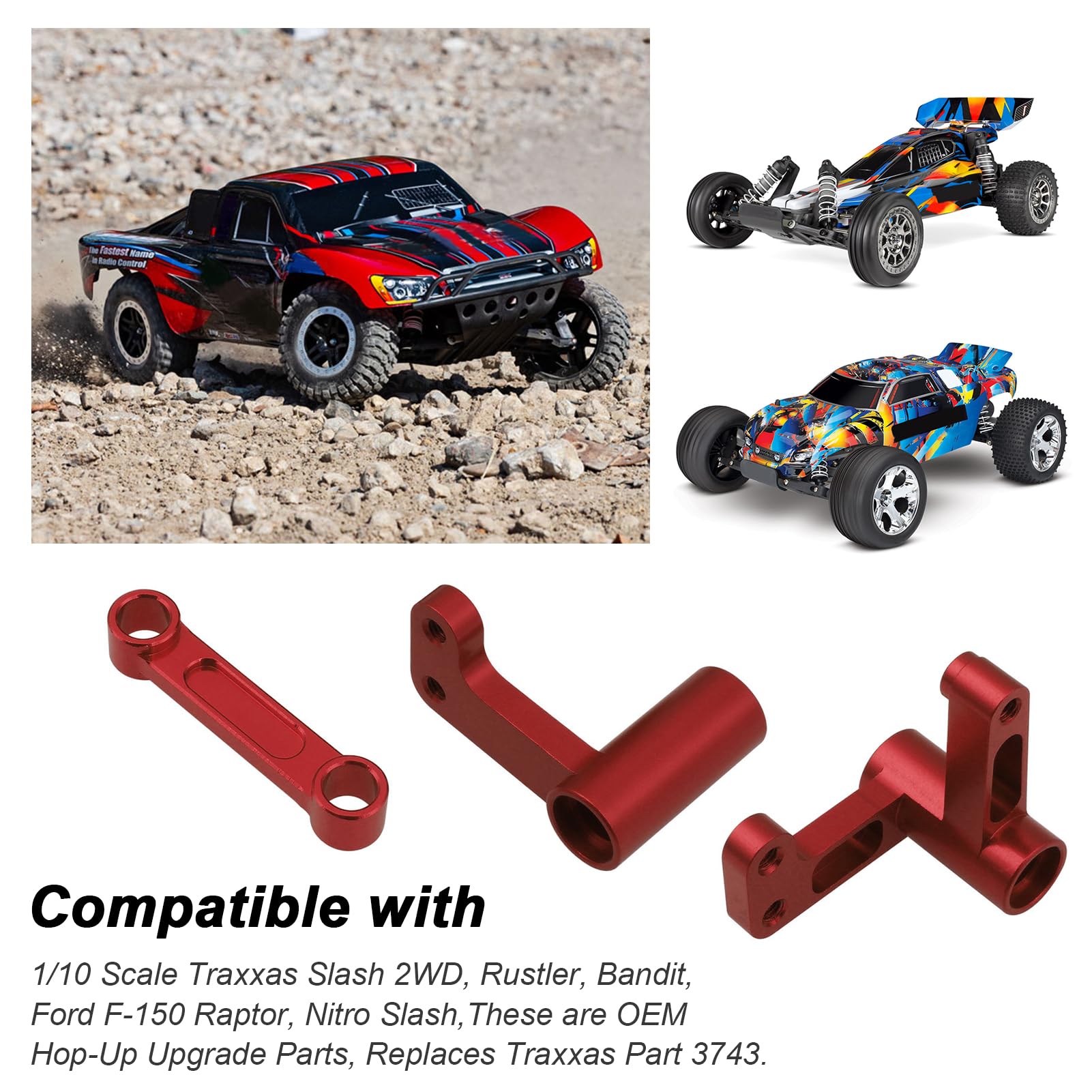Amazon.com: Hobbypark Aluminum Steering Bellcranks, Drag Link for